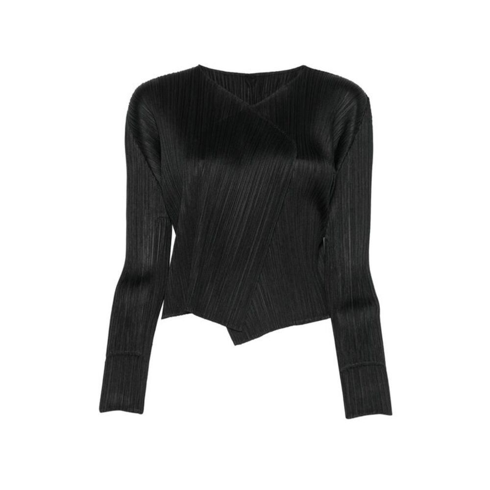 Pleats Please Black Jackets - Fitted Jackets Women